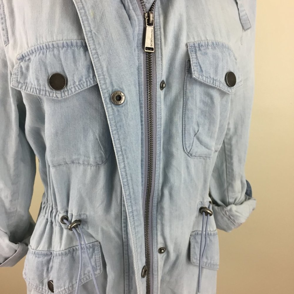 Bcbgeneration Light Blue/Wash Drawstring Waist & … - image 8